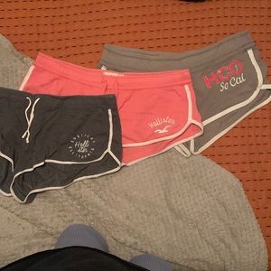 3 pairs of vintage Hollister booty shorts